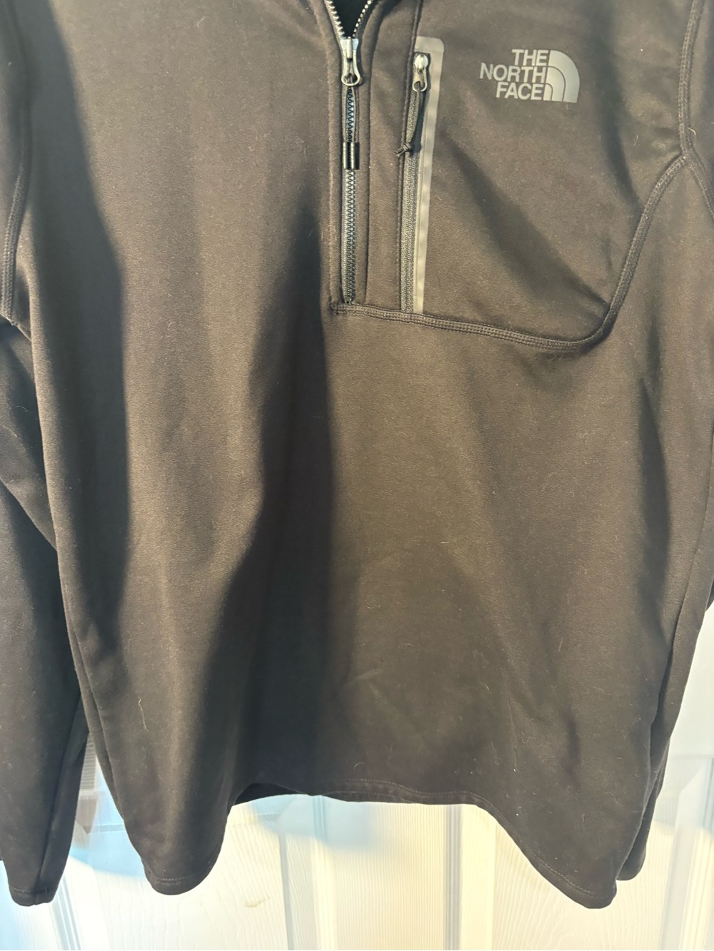 The North Face Black. Quarter-Zip Fleece Pullover - Picture 7 of 10